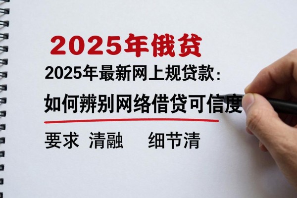 2025年最新网上正规贷款：如何辨别网络借贷可信度