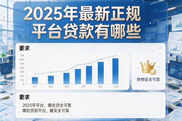 2025年最新正规平台贷款有哪些：2025年哪些贷款平台最安全可靠