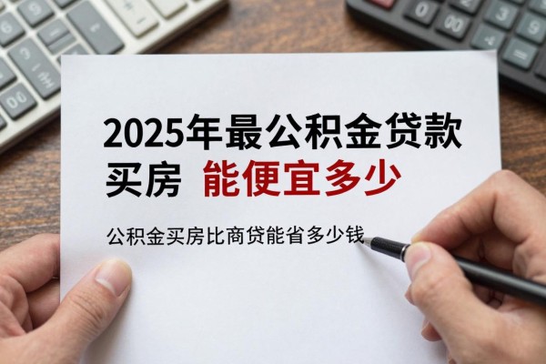 2025年最新公积金贷款买房能便宜多少：公积金买房比商贷能省多少钱
