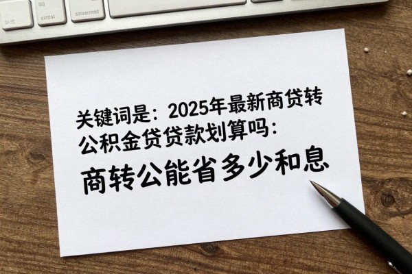 2025年最新商贷转公积金贷款划算吗：商转公能省多少利息