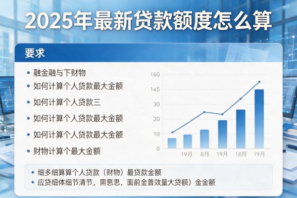 2025年最新贷款额度怎么算：如何计算个人贷款最大金额