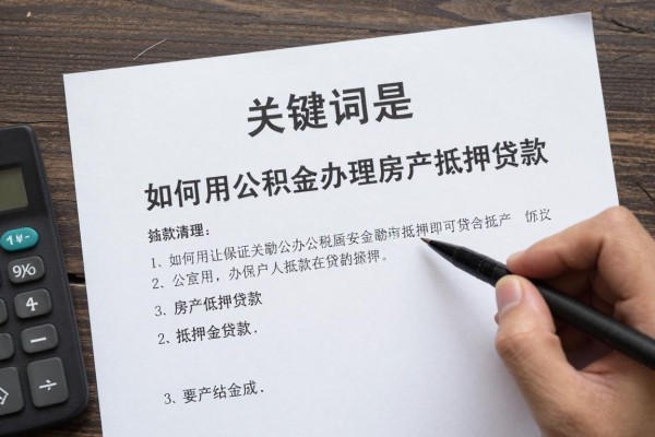 2025年最新公积金贷款抵押：如何用公积金办理房产抵押贷款