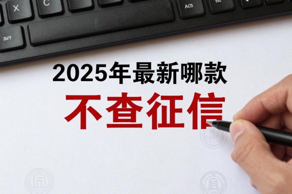 2025年最新哪个贷款不查征信：哪些贷款可以忽略征信审核
