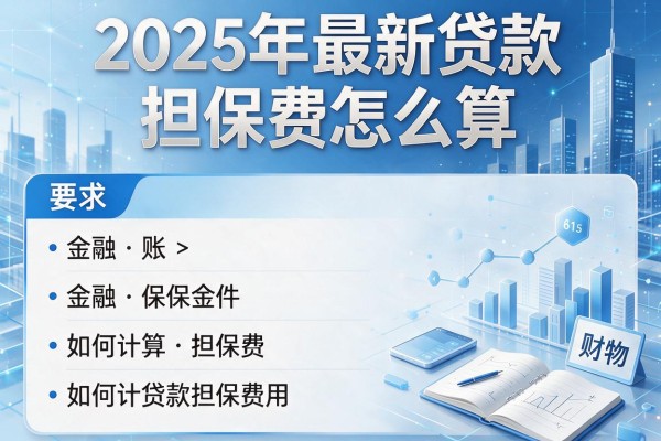 2025年最新贷款担保费怎么算：如何计算贷款担保费用
