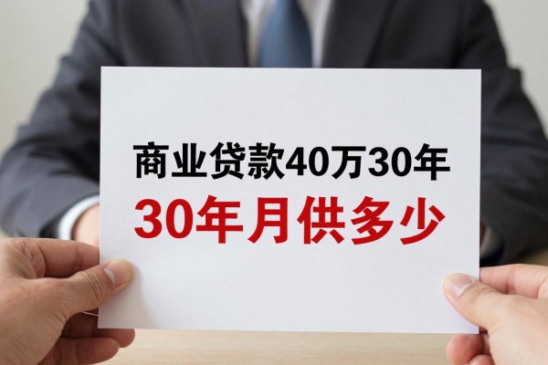 2025年最新商业贷款40万30年月供多少：商业贷款40万30年每月还款额是多少