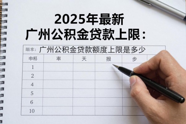 2025年最新广州公积金贷款上限：广州公积金贷款额度上限是多少