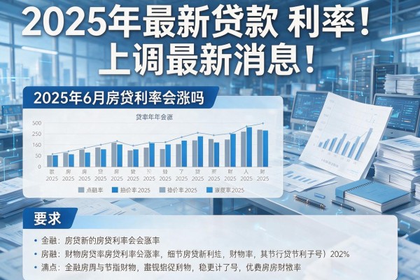 2025年最新贷款利率上调最新消息：2025年6月房贷利率会涨吗
