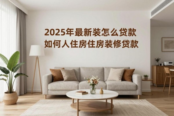 2025年最新装修怎么贷款：如何申请个人住房装修贷款