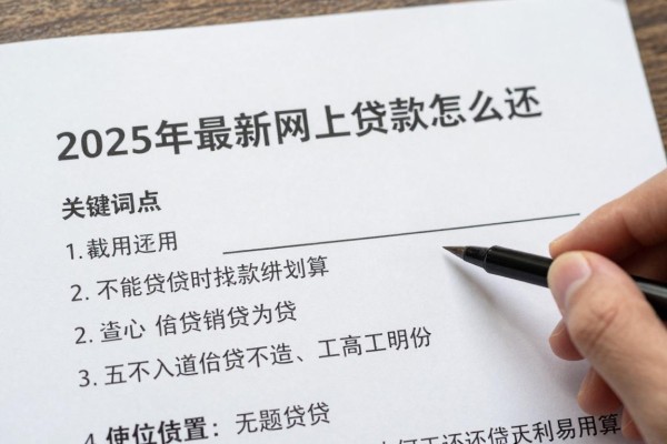 2025年最新网上贷款怎么还：网络借贷如何还款最划算