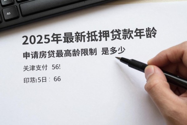2025年最新抵押贷款年龄：申请房贷最高年龄限制是多少