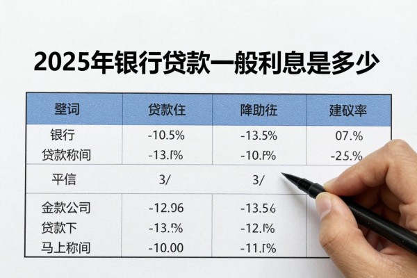2025年最新银行贷款一般利息是多少：2025年各大银行贷款利率对比如何