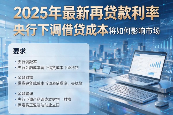 2025年最新再贷款利率：央行下调借贷成本将如何影响市场