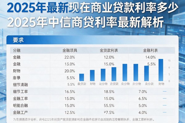 2025年最新现在商业贷款利率多少：2025年中信商贷利率最新解析