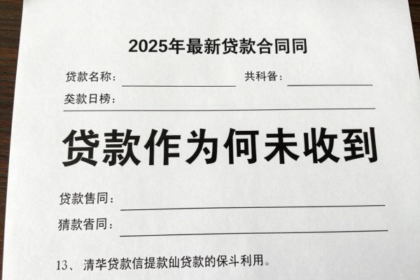2025年最新贷款合同为什么没给我：贷款合同为何未收到