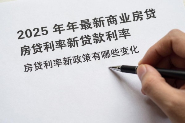 2025年最新商业房贷贷款利率：房贷利率新政策有哪些变化