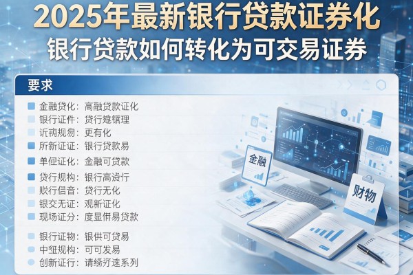 2025年最新银行贷款证券化：银行贷款如何转化为可交易证券