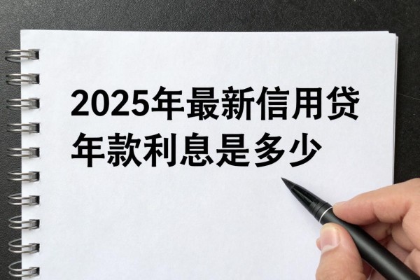 2025年最新信用贷款的利息是多少：2025年信用贷年利率最低多少