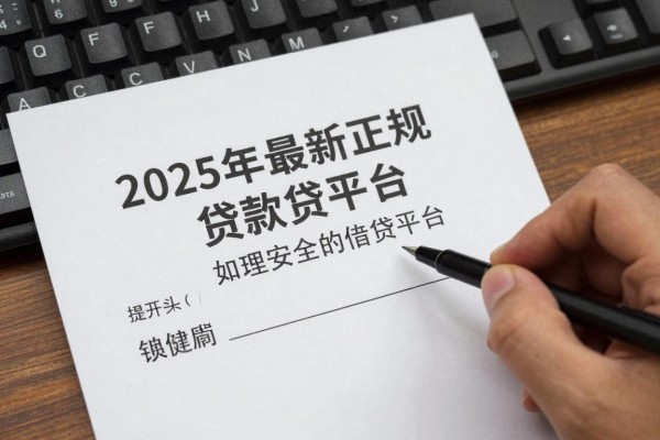 2025年最新正规贷款渠道：如何选择安全的借贷平台