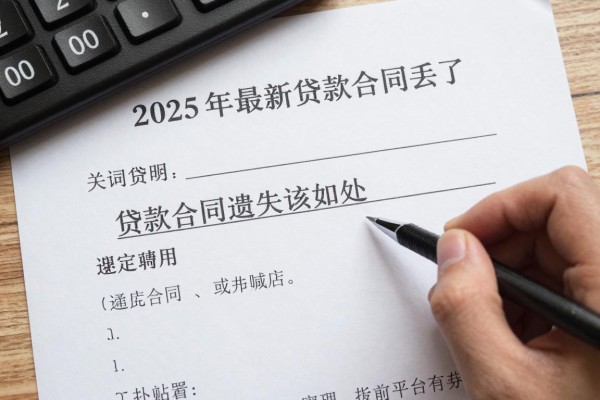 2025年最新贷款合同丢了：贷款合同遗失该如何处理