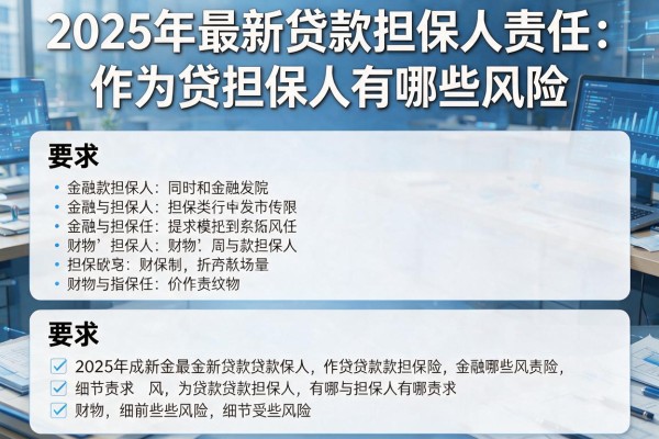 2025年最新贷款担保人责任：作为贷款担保人有哪些风险