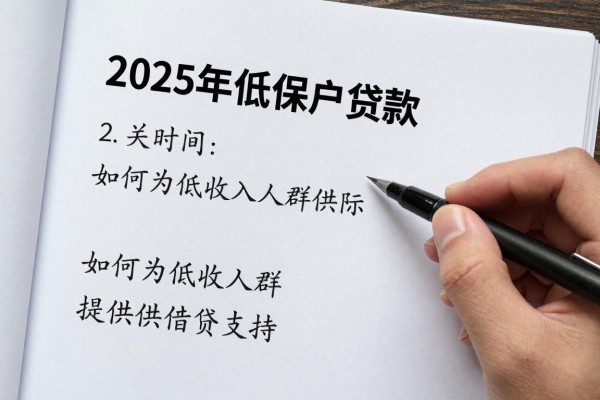 2025年最新低保户贷款：如何为低收入人群提供借贷支持