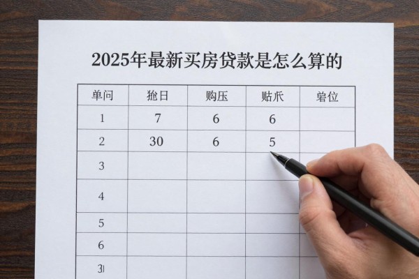 2025年最新买房贷款是怎么算的：购房贷款计算方法有哪些