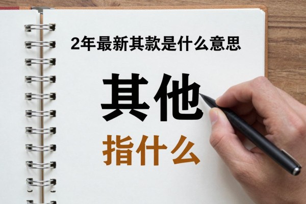 2025年最新其他贷款是什么意思：贷款类型中的其他指什么