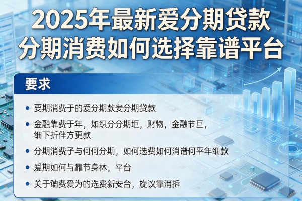2025年最新爱分期贷款：分期消费如何选择靠谱平台
