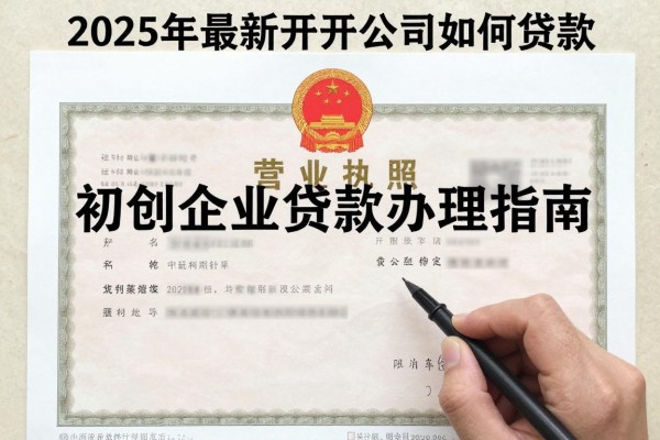 2025年最新新开公司如何贷款：初创企业贷款办理指南