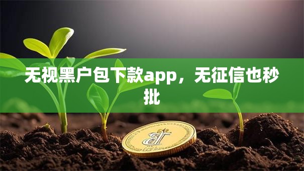 无视黑户包下款app，无征信也秒批