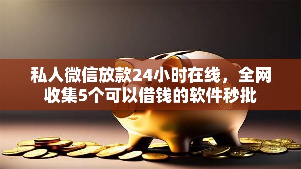 私人微信放款24小时在线，全网收集5个可以借钱的软件秒批