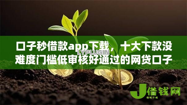 口子秒借款app下载，十大下款没难度门槛低审核好通过的网贷口子
