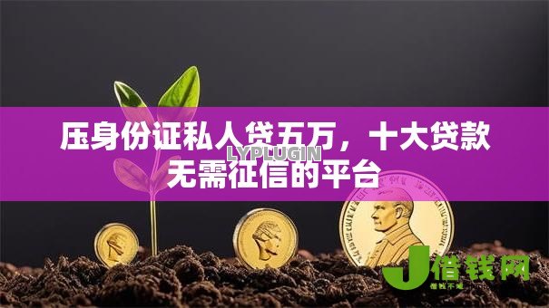 压身份证私人贷五万,十大贷款无需征信的平台 压身份证私人贷五万,十大贷款无需征信的平台