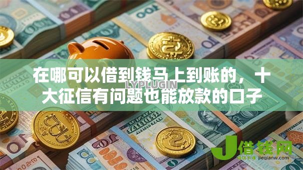 在哪可以借到钱马上到账的,十大征信有问题也能放款的口子 在哪可以借到钱马上到账的,十大征信有问题也能放款的口子