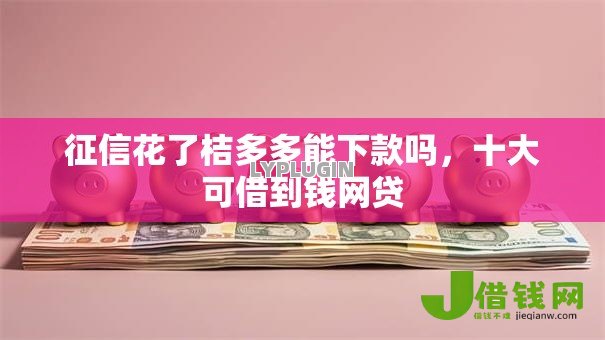 征信花了桔多多能下款吗,十大可借到钱网贷 征信花了桔多多能下款吗,十大可借到钱网贷