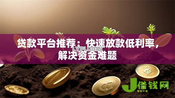 贷款平台推荐:快速放款低利率,解决资金难题 贷款平台推荐:快速放款低利率,解决资金难题