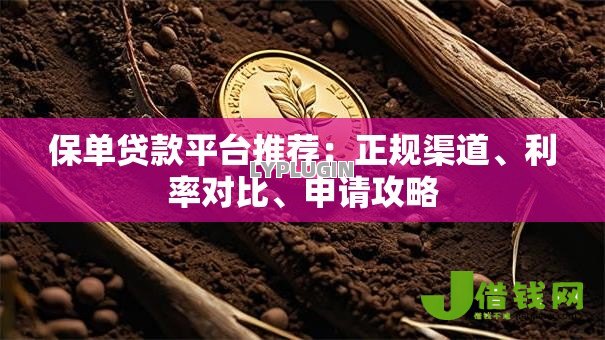 保单贷款平台推荐：正规渠道、利率对比、申请攻略