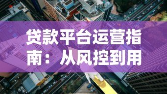 贷款平台运营指南:从风控到用户体验的全面解析 贷款平台运营指南:从风控到用户体验的全面解析