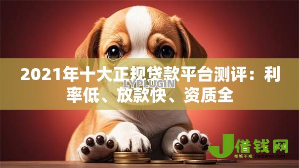 2021年十大正规贷款平台测评：利率低、放款快、资质全
