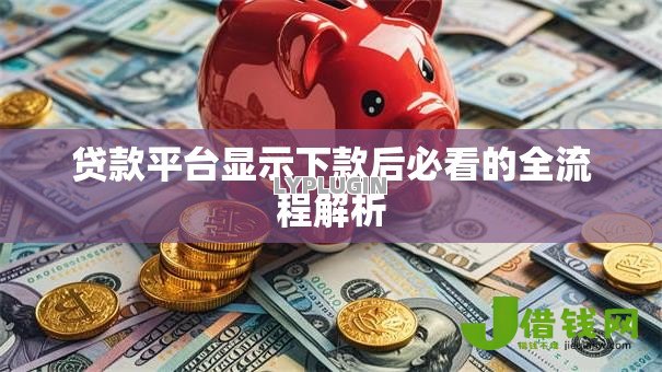 贷款平台显示下款后必看的全流程解析