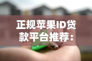 正规苹果ID贷款平台推荐：安全可靠的借款渠道解析