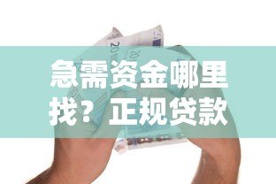 急需资金哪里找?正规贷款平台推荐指南 急需资金哪里找?正规贷款平台推荐指南