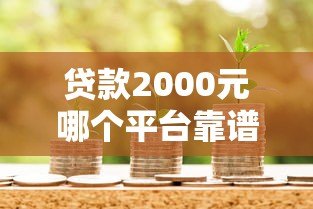 贷款2000元哪个平台靠谱？实测5种正规借款渠道