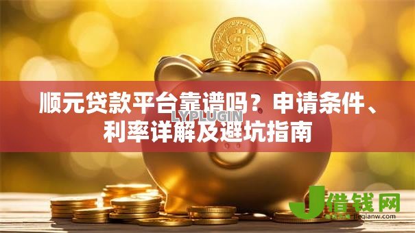 顺元贷款平台靠谱吗？申请条件、利率详解及避坑指南