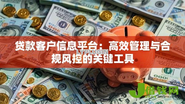 贷款客户信息平台:高效管理与合规风控的关键工具 贷款客户信息平台:高效管理与合规风控的关键工具
