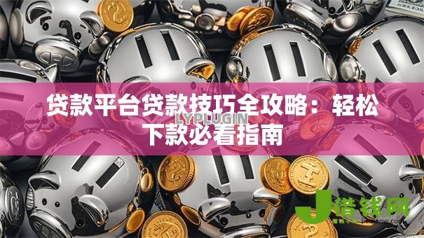 贷款平台贷款技巧全攻略：轻松下款必看指南