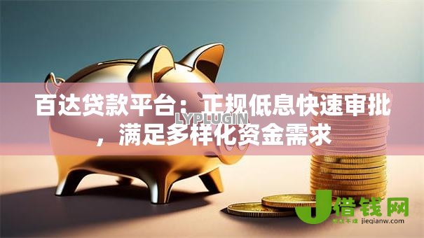 百达贷款平台：正规低息快速审批，满足多样化资金需求