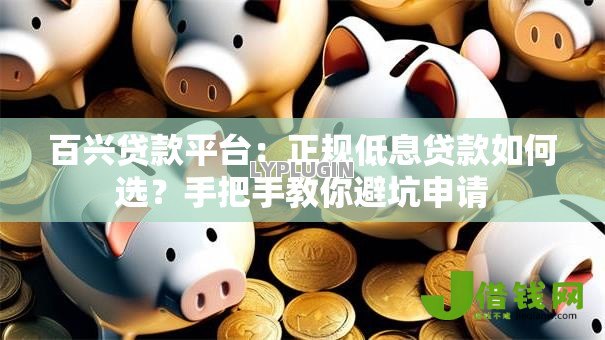 百兴贷款平台:正规低息贷款如何选?手把手教你避坑申请 百兴贷款平台:正规低息贷款如何选?手把手教你避坑申请