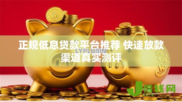 正规低息贷款平台推荐 快速放款渠道真实测评 正规低息贷款平台推荐 快速放款渠道真实测评