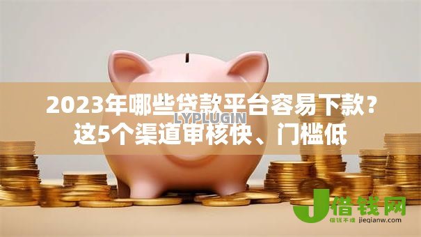 2023年哪些贷款平台容易下款？这5个渠道审核快、门槛低